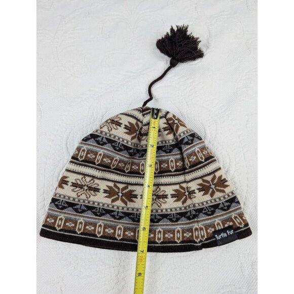 Turtle Fur Hat Kids Winter Merino Wool Nordin Style Tassel Cap  Made in Canada - Picture 5 of 8